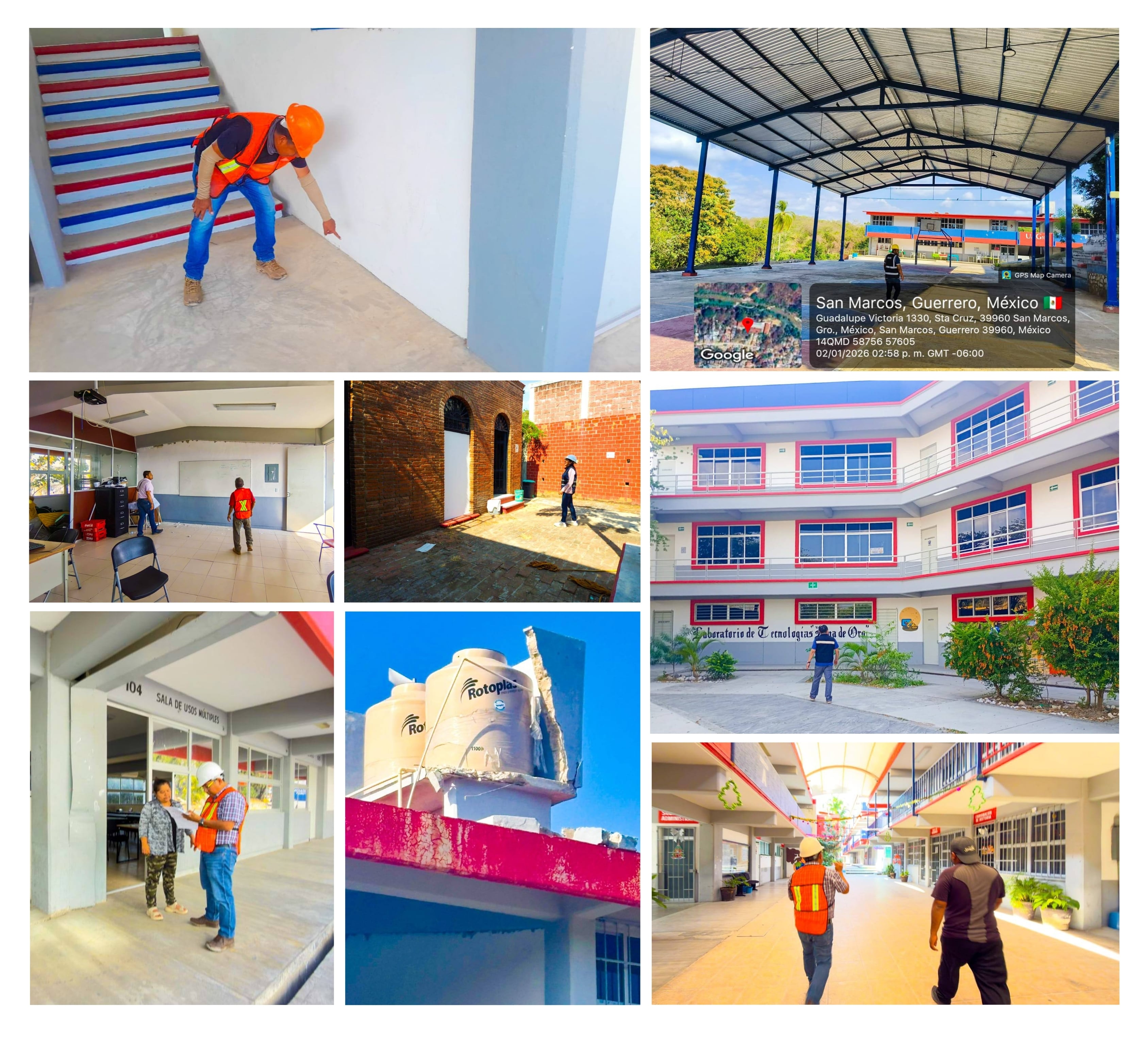 LA UAGRO EVALÚA SU INFRAESTRUCTURA TRAS SISMO DEL 2 ENERO CON MAGNITUD DE 6.5 GRADOS EN GUERRERO